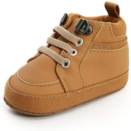 

Toddler Infant Soft Sole Sneaker High Upper Anti-slip Crib Shoes