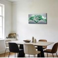 thumbnail image 2 of ZHONGYUTONG Large Gray and Green Abstract Canvas Wall Art Love Heart Water Picture Prints Ocean Wave Art Romantic Paintings Wall Decor for Girls Bedroom Bathroom (12.00" x 24.00"), 2 of 5