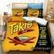 thumbnail image 5 of Juego de cama con estampado 3D de Snacks Takis de Phechion, fundas de edredón, fundas de almohada, juegos de cama con edredón de una pieza, ropa de cama, lino K275, 5 of 5