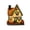 B#120, variant on Vintage Resin Pumpkin Stone Ghost House, Light-Up Fall Harvest Cottage, Summerween Decor, Light-Up Pumpkins Cottage for Halloween Thanksgiving Fall Village Scenes Decoration A