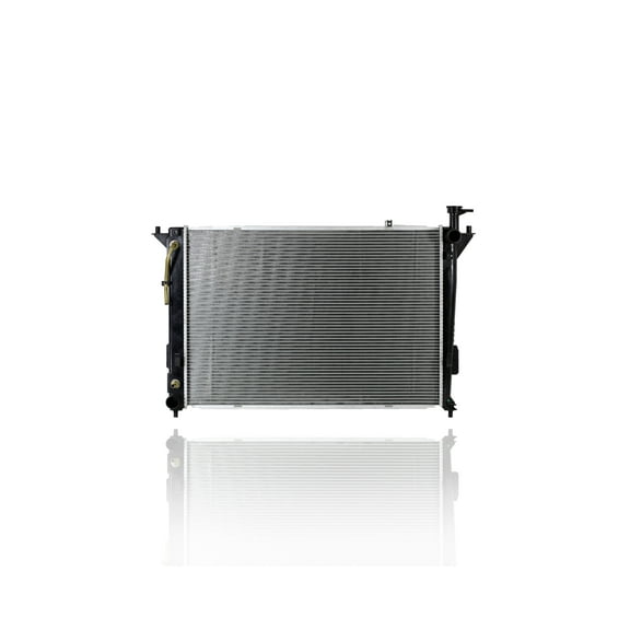 Radiator - Pacific Best Inc. Fit/For 13193 10-12 Hyundai Santa Fe, 11-15 Kia Sorento Manual Transmission 2.4L - Plastic Tank Aluminum Core, Without Transmission Oil Cooler