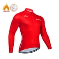 thumbnail image 2 of NUEVO 2023 Jersey de invierno cálido para hombre, chaquetas de ciclismo de equipo profesional, chaquetas térmicas de forro polar para ciclismo, ropa cálida para ciclismo de montaña, 2 of 5