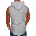 thumbnail image 3 of Fnooota Hoodies for Men 2025, Long Sleeve Athletic Pullover Casual Fall Sweatshirts Orange Size L, 3 of 6