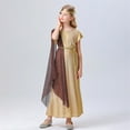thumbnail image 6 of EnJoCho Girls Ancient Greek Roman Princess Dress - Gold Toga Dress for Halloween, Mythology Cos-play, Themed Par𝗍y Outfit, 6 of 9