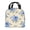 Blue Rose Floral, variant on Blue Rose Floral Lunch Bag Thick Aluminum Foil Cooler Tote for Women Work Picnic Gift