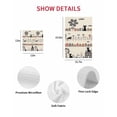 thumbnail image 7 of Japanese Style Kitchen Dish Towels for Drying Dishes Set of 3, Vintage Cartoon Cat House Trees Flowers Waffle Weave Microfiber Hand Tea Bathroom Towels Quick Dry & Absorbent Towel 15.7x23.6, 7 of 7