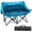 2 Person- Blue, variant on Slsy Oversized Folding Camping Chair, Portable Oversize Camping Chairs for Adults, Fully Padded Folding Chairs Outdoor Sports, Lawn Chair Patio Lounge Chairs 500 LBS Capacity