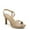 Creme Brulee Beige, variant on Naturalizer Womens Brenta Strappy High Heel Sandals - Medium & Wide Width