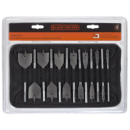 UPC 028874715363 product image for BLACK+DECKER 71-536 13pc Spade Bit Set | upcitemdb.com
