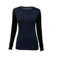 thumbnail image 7 of HongQid Shirts for Women Long Sleeve Tops Ladies Knitted Undershirt for Fall Spring with Thumb Holes, 7 of 7