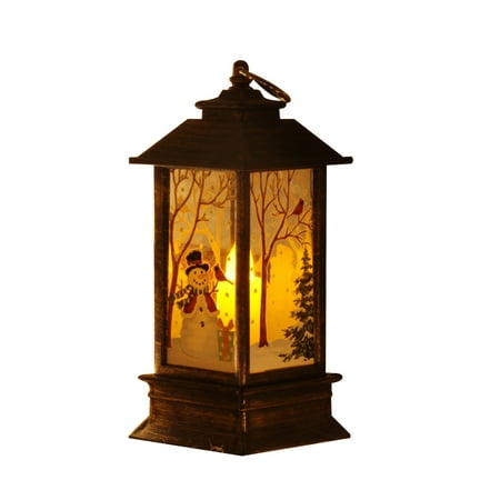 

Xunyuan Christmas Santa Snowman Elk LED Lamp Night Light Desktop Xmas Tree Hanging Decor