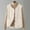 White, variant on iHPH7 Sherpa Vest Fall Vest for Women Sherpa Fleece Vest Plush Vest Winter Vest for Women Fall Fashion Sleeveless Vest for Women Brown 3XL