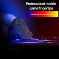 thumbnail image 3 of 1 Pair Gaming Finger Cots 18-needle Ultra-thin Copper Fiber Breathable Mobile Screen Touch Fingertips Sleeve, 3 of 8