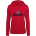 thumbnail image 2 of Women's Levelwear Red Florida Panthers Relay Banner Arch Pullover Hoodie, 2 of 3
