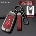 thumbnail image 4 of For Audi A7 Car Remote Key Cover Case Zinc Alloy Leather B style 3 buttons Car Key Cover High-quality Case Key Shell, 4 of 10