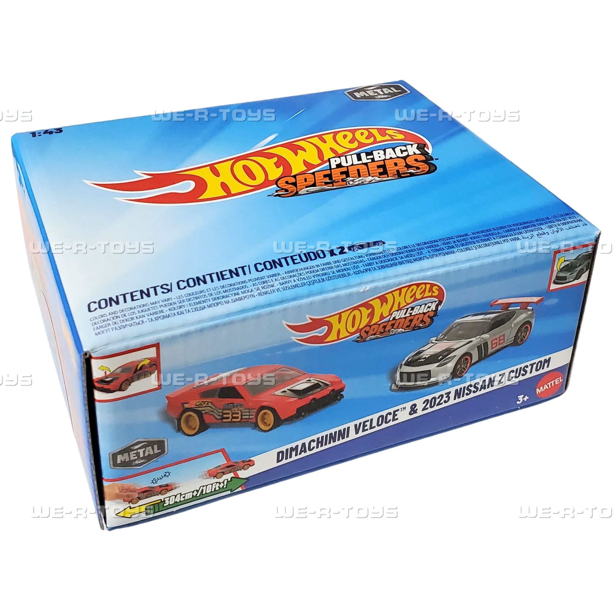 y*様 デビルセット Hot Wheels Pull-Back Speeders DiMachinni Veloce & 2023 Nissan Z