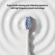 thumbnail image 5 of Cepillo de dientes eléctrico con 5 cabezales y 6 modos - 45000/min, impermeable IPX7, batería de 60 días, carga USB, blanco/azul/rosa, 5 of 8