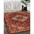 thumbnail image 3 of Ahgly Company Machine Washable Indoor Rectangle Traditional Tomato Red Area Rugs, 7' x 9', 3 of 7