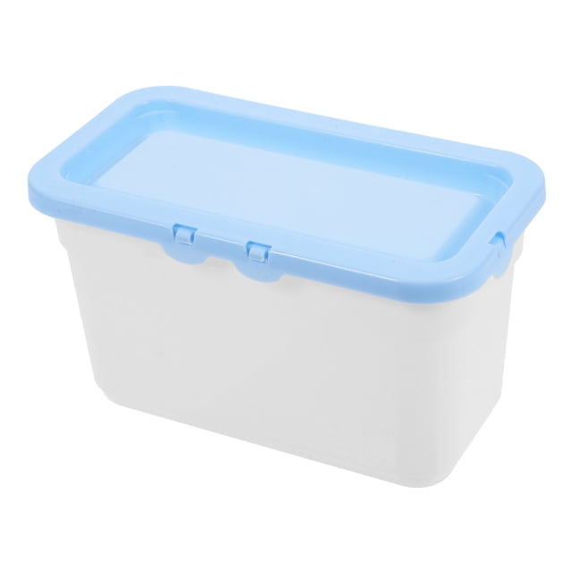 OULII Pod Dispenser For Laundry Room Storage Box PP Blue Minimalist Design 1Pcs