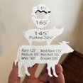 thumbnail image 4 of JJKBVCLO BBQ Temperature Magnet For Man Barbecue For Him Garage Signs For Husband, 4 of 7