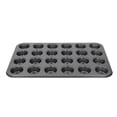 thumbnail image 2 of Moule à Muffins en Acier au Carbone Antiadhésif de 24 Tasses - Plateau de Cuisson Rond avec Distribution Uniforme de la Chaleur, Résistant à la Chaleur jusqu'à 450°F, Idéal pour Cupcakes, Crêpes et Desserts Maison, Empilable pour Gain de Place, 2 of 7