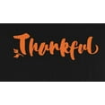 thumbnail image 4 of Old Glory Mens Thanksgiving Autumn Thankful Script Long Sleeve T Shirt, 4 of 6