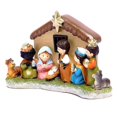 thumbnail image 3 of Mini Nativity Set, Indoor Nativity Scene with LED Light Include 1 Manger Creche and 8 Figures Statue, 3 of 5