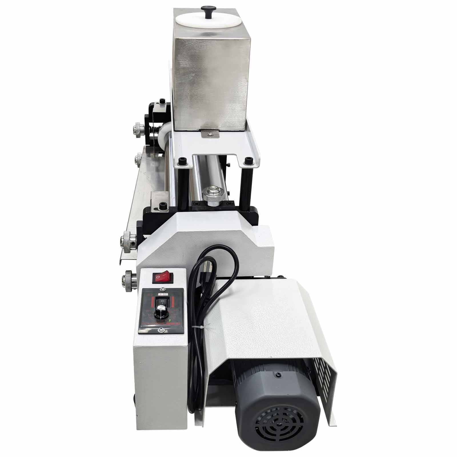 15.35IN White Glue Laminating Coating Machine Soft Roller Double-Sided Automatic 110V