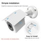 thumbnail image 5 of Funda protectora para cámara ARLO HD - Resistente al agua, incluye soporte de plástico y tornillos, fácil instalación (2 piezas, color blanco), 5 of 6