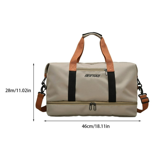 Baohd 1/2/3 Cloth Wet And Dry Separation Travel Bag - Convenient And Practical Large Capacity Travel Bags Blue 1 Pc