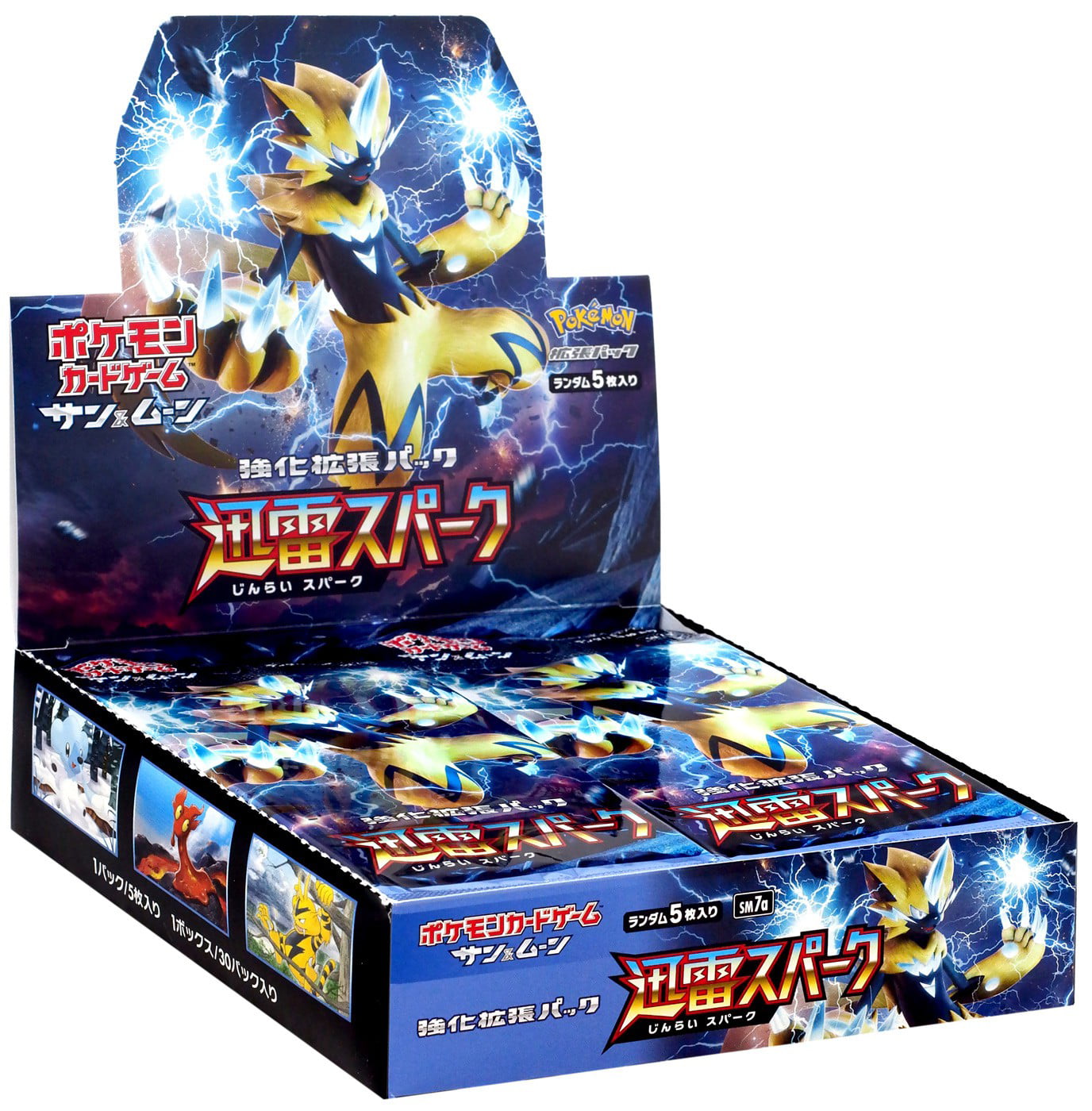 PO257420 for sale online Pokemon Sun & Moon Expansion Pack Thunder Spark Card Game 