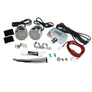 Pyle - PLMCA60 - 300 Watts Motorcycle/ATV/Snowmobile Mount Amplifier w/Dual handle-bar Mount Aluminium Diacast Weatherproof speakers w/MP3/Ipod Input and USB Charger