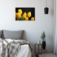 thumbnail image 3 of ZHONGYUTONG Tulip Wall Art Canvas Flower Pictures Wall Decor Elegant Floral Painting Print for Bathroom Living Room Decor Framed (16.00" x 24.00"), 3 of 5