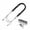 Black3, variant on MELIVO Bike Lock,13.78" Electric Scooter Lock,U Bicycle Lock U Lock Bike,1.98lb