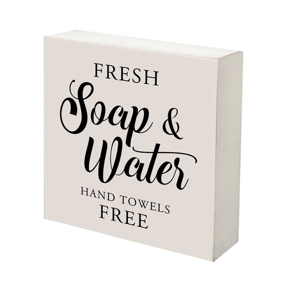 LifeSong Milestones 10x10 Shadow Box Fresh soap & Water Free 2 (White)