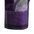 thumbnail image 5 of Ketyyh-chn99 Men's Polo Shirts Classic Plaid Shirt for Men Plaid Print Flannel Shirt Purple,L, 5 of 5
