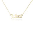 thumbnail image 1 of Sonducket Doce signos del zodiaco encanto constelaciones amistad collar joyería cadena colgante para amante Festival regalos Libra oro Type3 NO3, 1 of 6