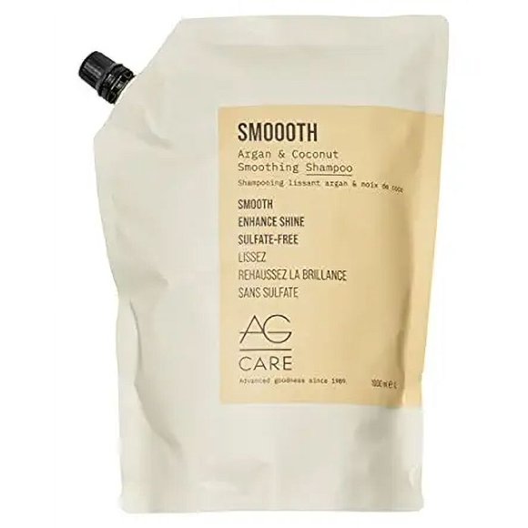 AG HAIR CARE by AG Hair Care , SMOOTH SULFATE-FREE ARGAN AND COCONUT SHAMPOO (NEW PACKAGING) 33.8 OZ