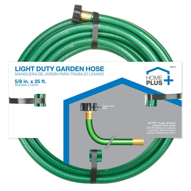 Home Plus Ac1615025 0 62 X 25 Ft Light Duty Garden Hose Com 25 Ft Light Duty Garden Hose, 25 Ft Garden Hose