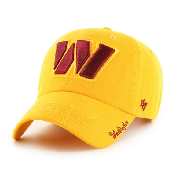 Women's '47 Gold Washington Commanders Miata Clean Up Secondary Logo Adjustable Hat