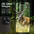 thumbnail image 4 of JETech Camera Lens Protector for iPhone 14 Pro 6.1-Inch and iPhone 14 Pro Max 6.7-Inch, 9H Tempered Glass Metal Individual Ring Cover, HD Clear, 3-Pack (Space Black), 4 of 7