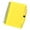 Yellow A6, variant on A6 Spiral Notebook with Pen PP Frosted Cover Lined Pages for Office Planning Journaling and Daily Writing Use,notebook,Yellow A6,1 notebook 1 pen