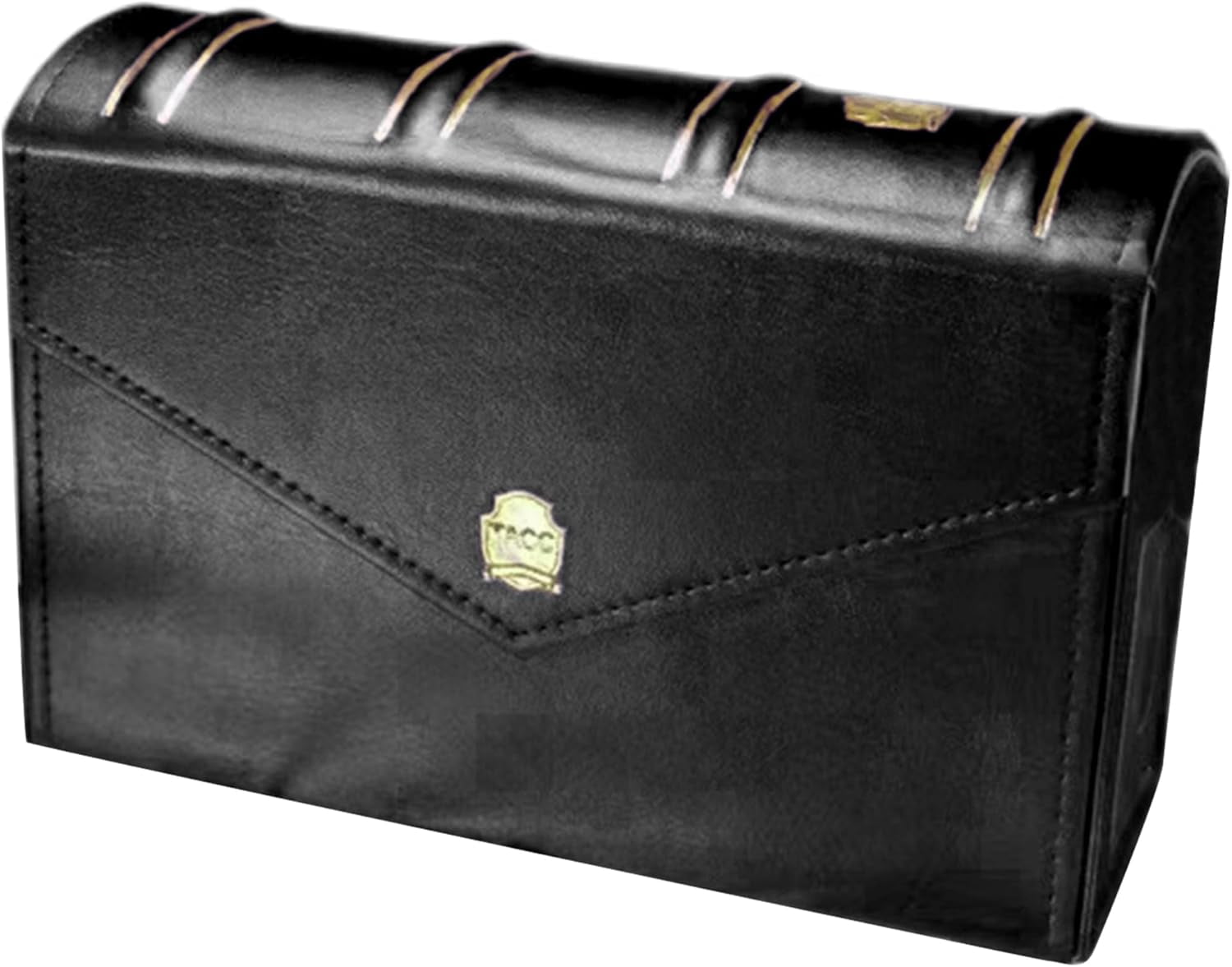 Leather Cash Collection Storage Box: PMG Graded Banknote Holder, Currency Banknotes Collecting Holder, Currency Organizer Protective Case for Trading Cards Stamps Tickets (Blue)