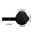 thumbnail image 3 of DPTALR Sac de Bras de Course Multifonctionnel Léger Imperméable Résistant à la Transpiration Sac de Sport de Nuit Entièrement Réfléchissant Brassard de Sport en Polyester, 3 of 6