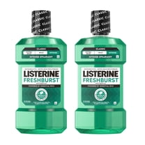 Listerine Freshburst Intense Antiseptic Mouthwash Oral Care, Intense Spearmint, 2 x 1 L
