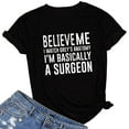 thumbnail image 2 of Birdeem Chemise Décontractée Mode Été pour Femmes Imprimé Lettres Manches Courtes Tee Tops, 2 of 3