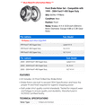 thumbnail image 2 of Front Brake Rotor Set - Compatible with 1999 - 2004 Ford F-450 Super Duty 2000 2001 2002 2003, 2 of 2