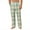 005_Green, variant on JGNGSHN Pjs Bottoms for Men Elastic Waist Plaid Pajama Pants Drawstring Wide Leg Lounge Pants Casual Loose Fit Trousers