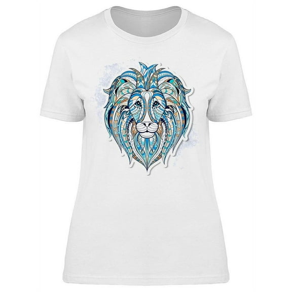 Ethnic Lion African T-Shirt Women -Image by Shutterstock, Female Medium