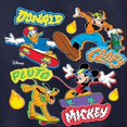 thumbnail image 3 of Disney - Standard Sports - Donald, Goofy, Pluto, Mickey S8KR Crew - Youth Crewneck Fleece Sweatshirt, 3 of 5